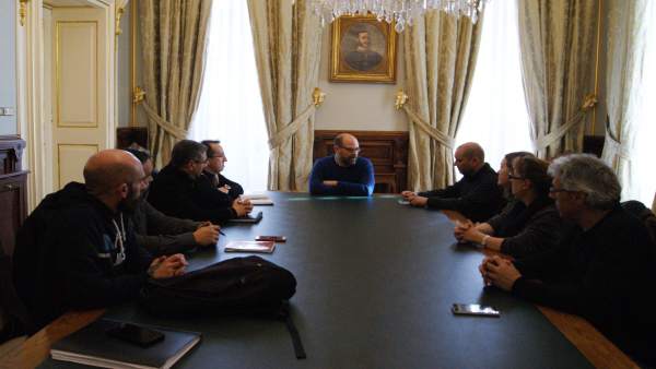 Reunión de sindicatos de justicia con Martiño Noriega Reunión de sindicatos de justicia con Martiño Noriega