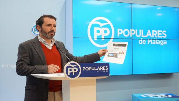 José Ramón Carmona, portavoz del PP de Málaga, José Ramón Carmona, portavoz del PP de Málaga,