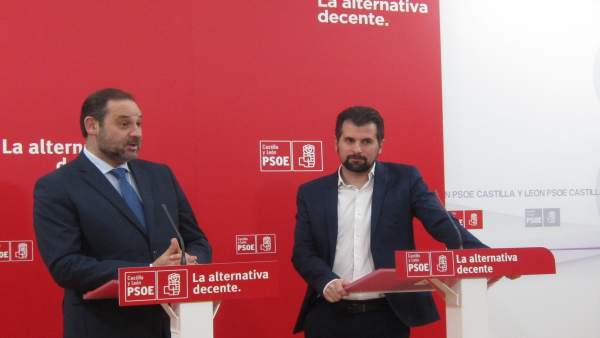 José Luis Ábalos, junto al secretario general del PSCyL, Luis Tudanca José Luis Ábalos, junto al secretario general del PSCyL, Luis Tudanca