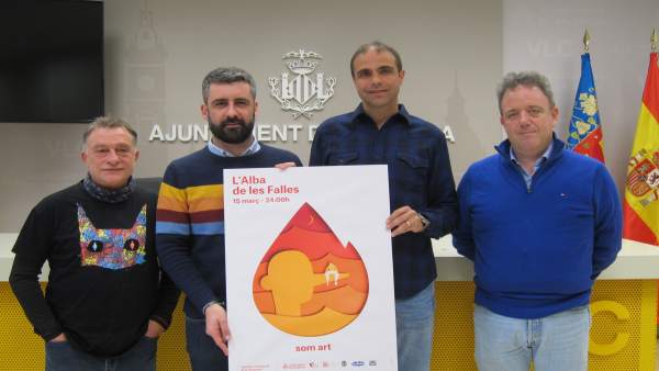 Borrego, Fuset, Caballer y Albiñana presentan 'L'Alba de les Falles' Borrego, Fuset, Caballer y Albiñana presentan 'L'Alba de les Falles'
