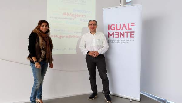 Elías Bendodo junto a Ana MAta diputada Igualdad y vicepresidenta diputación MLG Elías Bendodo junto a Ana MAta diputada Igualdad y vicepresidenta diputación MLG