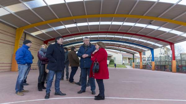 Inauguración de la cubierta de la pista polideportiva de Ajo Inauguración de la cubierta de la pista polideportiva de Ajo
