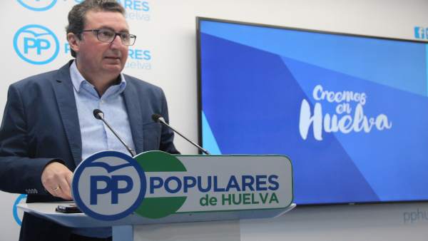 El presidente provincial del PP de Huelva,Manuel Andrés González. El presidente provincial del PP de Huelva,Manuel Andrés González.