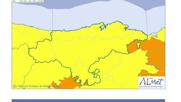 Cantabria, en riesgo por nieve y bajas temperaturas. Miércoles 28 de febrero Cantabria, en riesgo por nieve y bajas temperaturas. Miércoles 28 de febrero