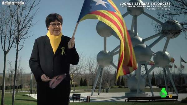 Joaquín Reyes, a lo Puigdemont Joaquín Reyes, a lo Puigdemont