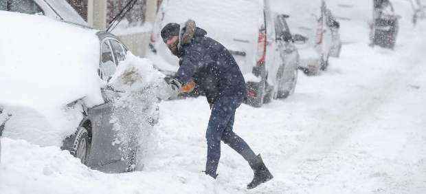 La nieve hace estragos