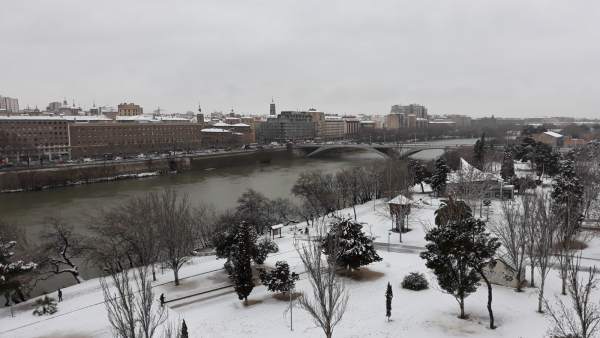 Nieve en Zaragoza Nieve en Zaragoza