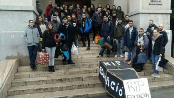 Encierro Rectorado de València Encierro Rectorado de València