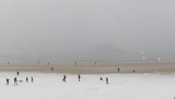 Nieve En San Sebastián. Nieve En San Sebastián.