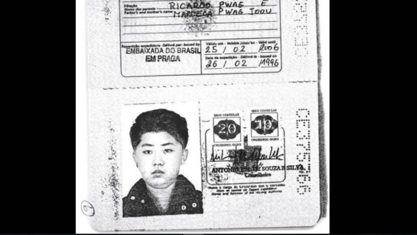 Pasaporte falso de Kim Jong-un Pasaporte falso de Kim Jong-un