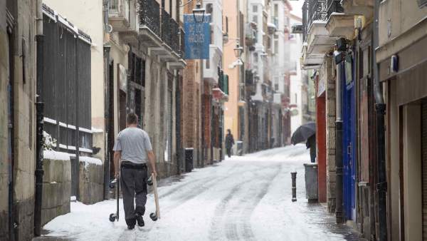 Nieve en Vitoria Nieve en Vitoria