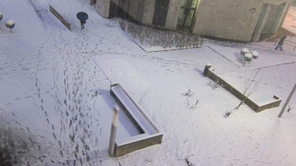 Nieve en las calles de Euskadi Nieve en las calles de Euskadi