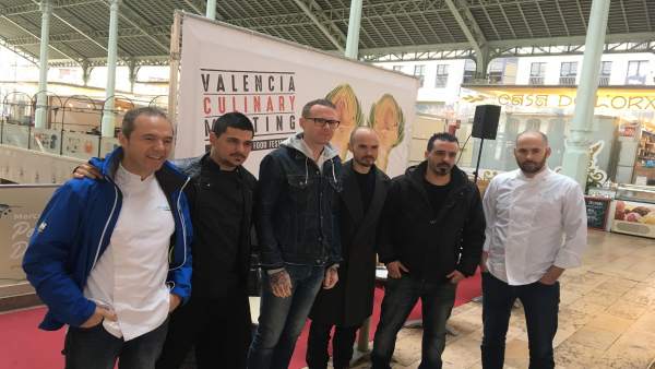Los chefs en el encuentro de Valencia Culinary Meeting Los chefs en el encuentro de Valencia Culinary Meeting
