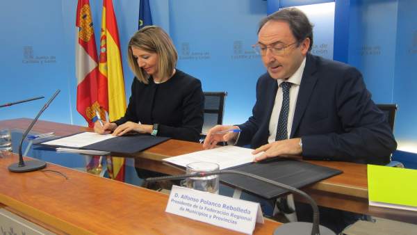 García y Polanco firman el acuerdo sobre prestaciones sociales García y Polanco firman el acuerdo sobre prestaciones sociales