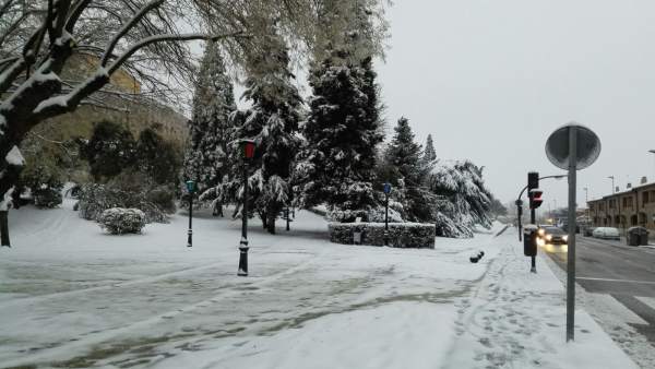 Nieve caída en Zamora Nieve caída en Zamora