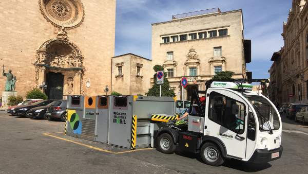 Recogida selectiva móvil en Palma Recogida selectiva móvil en Palma
