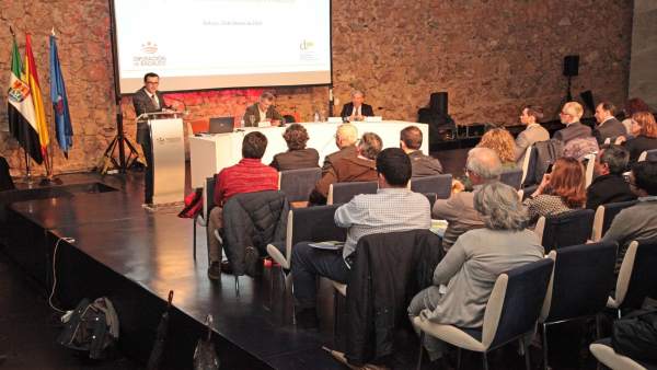 Clausura de las jornadas en Badajoz Clausura de las jornadas en Badajoz