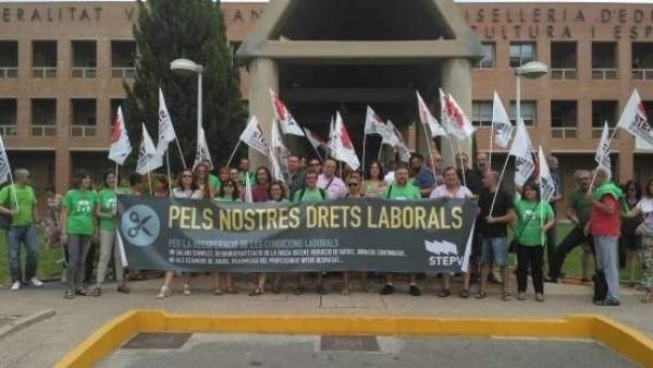 Imagen de a rchivo de una concentración de STEPV Imagen de a rchivo de una concentración de STEPV