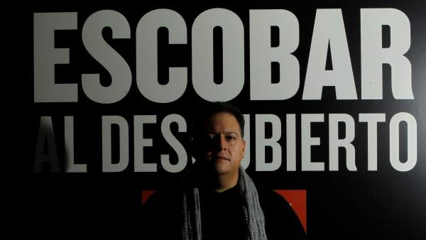 Juan Pablo Escobar, hijo del narcotraficante colombiano Pablo Escobar, presentando en Madrid el documental sobre su padre 'Escobar al descubierto'. Juan Pablo Escobar, hijo del narcotraficante colombiano Pablo Escobar, presentando en Madrid el documental sobre su padre 'Escobar al descubierto'.