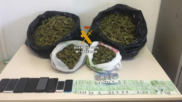 Droga marihuana intervenida málaga Droga marihuana intervenida málaga