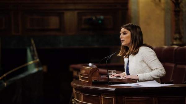 La diputada de Cs por Sevilla, Virginia Salmerón, en el Congreso La diputada de Cs por Sevilla, Virginia Salmerón, en el Congreso