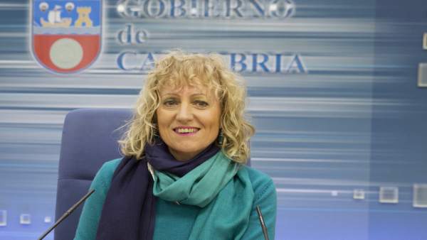 La vicepresidenta, Eva Díaz Tezanos, en rueda de prensa La vicepresidenta, Eva Díaz Tezanos, en rueda de prensa