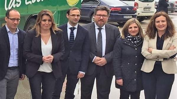 Susana Díaz con el alcalde de Sanlúcar y la presidenta de la Diputación de Cádiz Susana Díaz con el alcalde de Sanlúcar y la presidenta de la Diputación de Cádiz