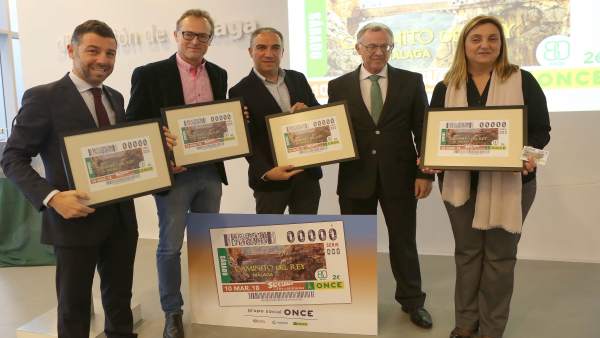 Cupón de la ONCE málaga sobre el caminito del rey 10 de marzo presentación Cupón de la ONCE málaga sobre el caminito del rey 10 de marzo presentación