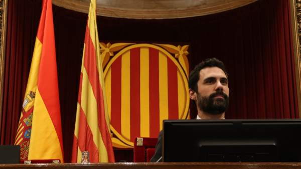 El president del Parlament, Roger Torrent. El president del Parlament, Roger Torrent.