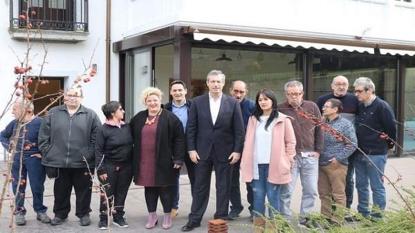 Visita a Etxegune. Visita a Etxegune.