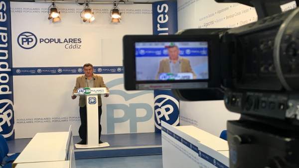 El portavoz del PP en la Diputación de Cádiz, José Loaiza El portavoz del PP en la Diputación de Cádiz, José Loaiza