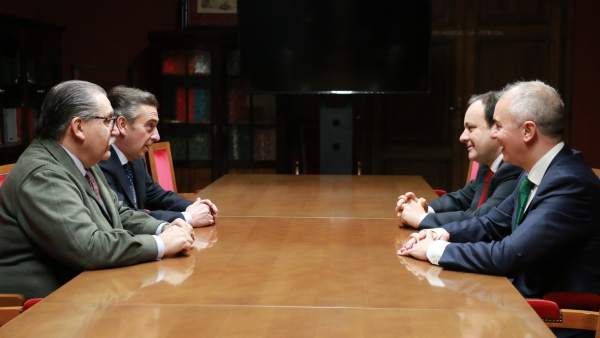 Teruel, Beamonte, Sánchez y Campoy han mantenido hoy una reunión Teruel, Beamonte, Sánchez y Campoy han mantenido hoy una reunión