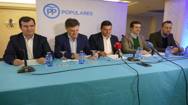 Ruedad de prensa de Casado en Ávila. Ruedad de prensa de Casado en Ávila.