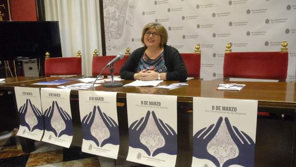 La concejal de Igualdad, Ana Muñoz La concejal de Igualdad, Ana Muñoz