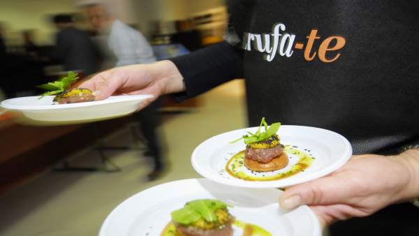 Tapas de la iniciativa Trufa-te, de la Diputación de Huesca Tapas de la iniciativa Trufa-te, de la Diputación de Huesca
