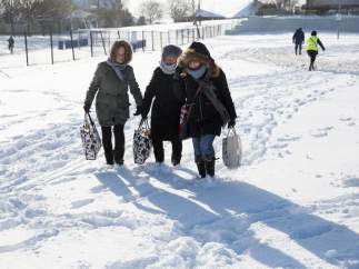 Temporal de nieve en el Reino Unido