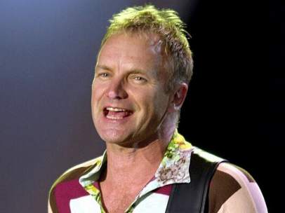 Sting en concierto.