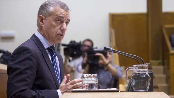 Iñigo Urkullu en el Parlamento vasco Iñigo Urkullu en el Parlamento vasco