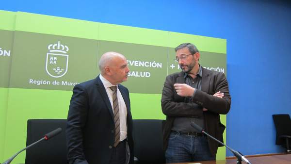 Asensio López, A La Derecha,Durante La Rueda De Prensa Asensio López, A La Derecha,Durante La Rueda De Prensa