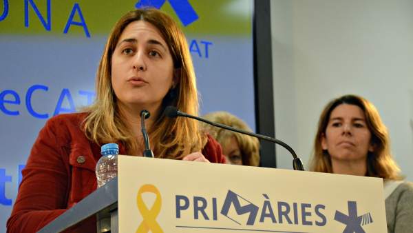 La coordinadora del PDeCAT, Marta Pascal, en rueda de prensa. La coordinadora del PDeCAT, Marta Pascal, en rueda de prensa.