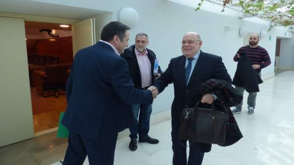 Reunión Gobierno, PRC, PSOE y Carrancio Reunión Gobierno, PRC, PSOE y Carrancio