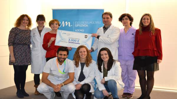 Donación de ADEMGI a Biodonostia Donación de ADEMGI a Biodonostia