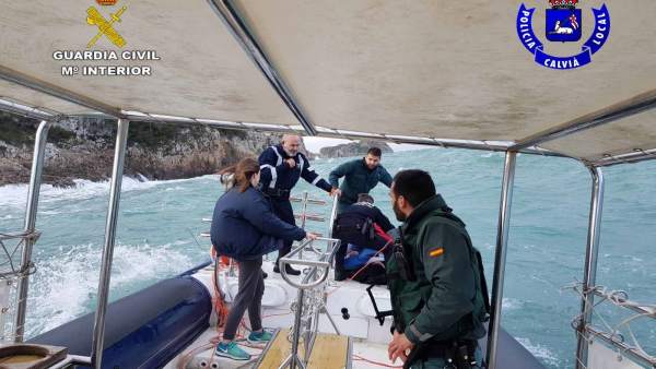 Momento del rescate Momento del rescate