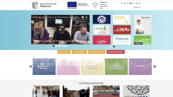 Nueva web Paterna Nueva web Paterna