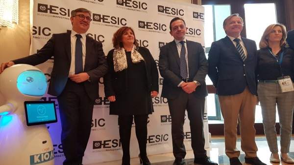 El secretario de Estado, a su llegada al IMAT 2018 El secretario de Estado, a su llegada al IMAT 2018