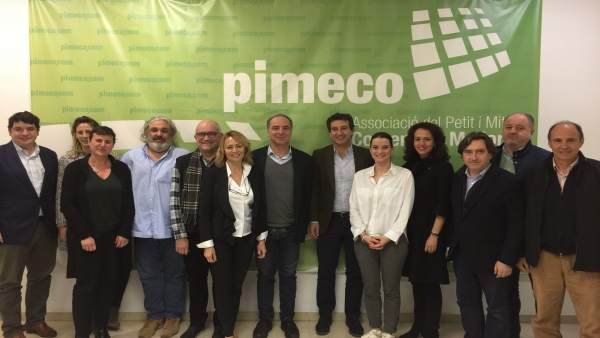Reunión entre el PP y Pimeco Reunión entre el PP y Pimeco