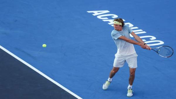 Alexander Zverev en el torneo de Acapulco Alexander Zverev en el torneo de Acapulco