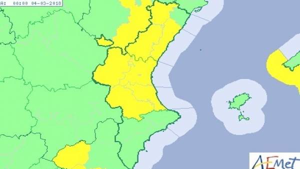 Avisos activados por viento para este sábado Avisos activados por viento para este sábado