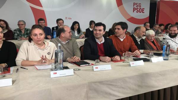 El secretario xeral del PSdeG, Gonzalo Caballero, en el Comité El secretario xeral del PSdeG, Gonzalo Caballero, en el Comité