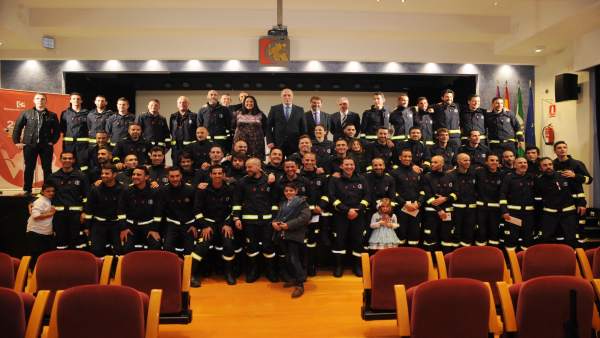 Los efectivos incorporados al Consorcio de Bomberos de la Diputación Los efectivos incorporados al Consorcio de Bomberos de la Diputación
